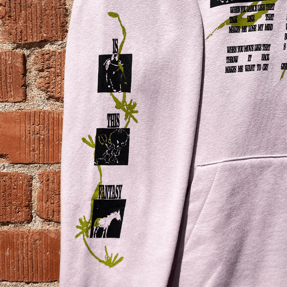 "Wholesome Evil Fantasy" Blush Hoodie