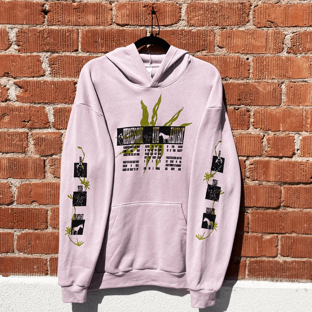 "Wholesome Evil Fantasy" Blush Hoodie
