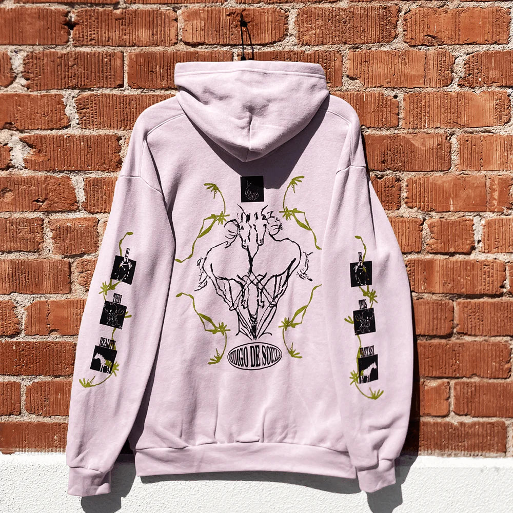 "Wholesome Evil Fantasy" Blush Hoodie