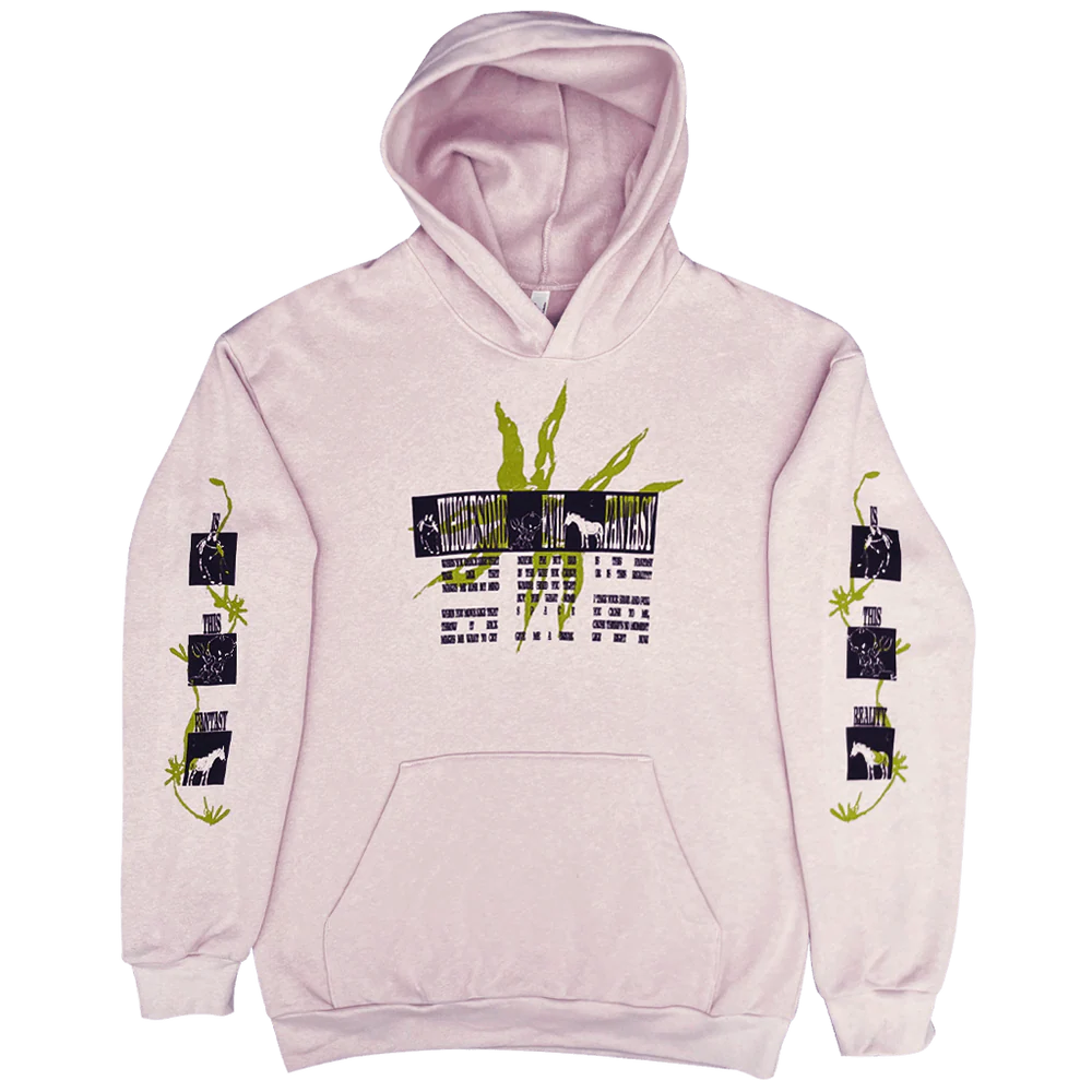 "Wholesome Evil Fantasy" Blush Hoodie